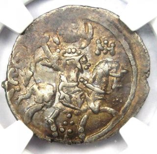 Byzantine Trebizond Alexius II AR Asper Coin 1297 - 1330 AD - NGC Choice XF (EF) 5