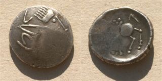 Celtic Silver Tetradrachm - Sattelkopfpfer Type - Rare Ancient Coin - Easterncelts