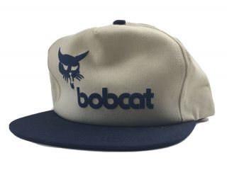 Vintage Bobcat K - Products Trucker Snapback Hat Made In Usa In