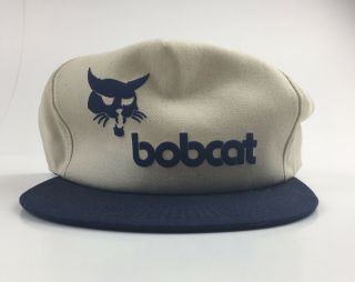 Vintage Bobcat K - Products Trucker Snapback Hat Made In USA In 3