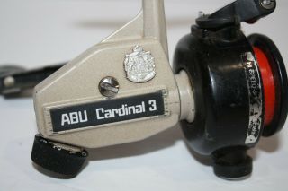Vintage Abu Cardinal 3 Fishing Reel,  spools,  parts etc Sweden 4