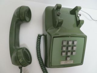 Antique Western Electric 1500 telephone 10 button touch tone rare Green 5