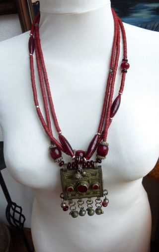 Reserved Antique Yemen Yemeni Prayer Box Necklace,