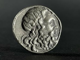 Vf Ancient Greek Ar Silver Tetradrachm Coin Of King Antigonos Iii Doson - 229 Bc