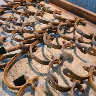 25 Vintage Antique Natural Aged Gothic Cross Cast Iron Fence Toppers Finials