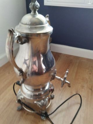 Antique F.  B Rogers Silver Co.  4354 Electric Coffee Urn/Tea Pot / Margarita Urn 4