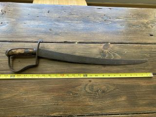 Antique Cutlass Sword 1812 Civil War Us