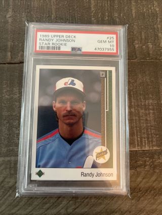 1989 Upper Deck Randy Johnson Star Rookie Psa 10
