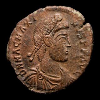Lucernae Magnus Maximus Maiorina Reparatio - Reipvb / Pcon Arles 383 - 388 A.  D.