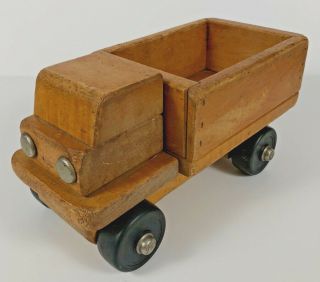 10 1/2 " Vintage Community Playthings Rifton Ny Wooden Dump Truck