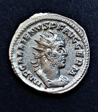 Roman Empire/ Antoninianus/ Gallienus/ Victoria.  Germ/ Silver Coin