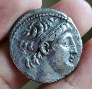 Seleucid Kingdom.  Antiochus Vii Euergetes.  (138 - 129 Bc).  Tetradrachm