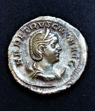 Roman Empire/ Antoninianus/ Herennia - Etruscilla/ Condition/silver Coin