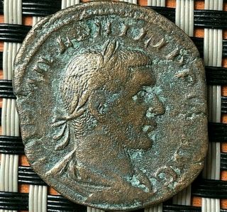 Roman Empire - Bronze Coin Philip I 244 - 249 Ad Ae Sestertius Ancient Roman Coin