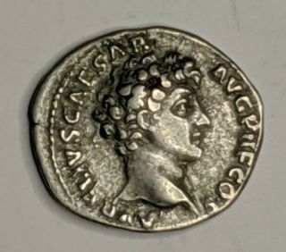 Marcus Aurelius As Caesar 161 - 180 Ad Rome Ancient Silver Denarius