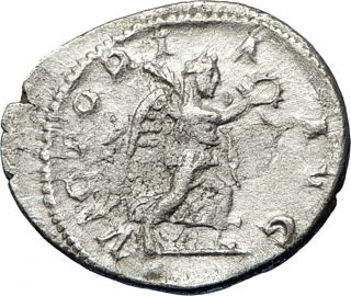 Severus Alexander 222ad Silver Authentic Ancient Roman Coin Victory I69462