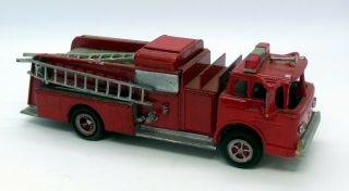 Metal/Plastic 1/87 HO Scale 1950 ' s Ford Pumper Fire Engine Truck 2