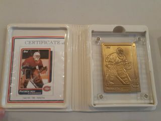 The Highland Card 1986 - 87 Topps Patrick Roy Rc Bronze