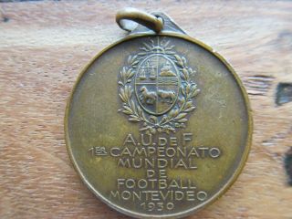 ANTIQUE FOOTBALL MEDAL CHAMPIONSHIP FIRST WORLD CUP URUGUAY 1930 2