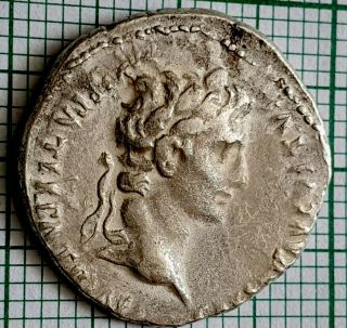 Ancient Roman Augustus Ar Denarius Silver Coin 27 Bc 14 Ad Gaius Lucius Ric 207