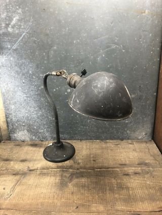 O.  C.  White Industrial Era Desk Lamp Machine Age Lighting Vintage