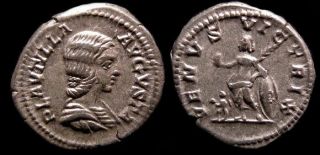Choice Collectible Roman Coin,  Plautilla,  Wife Of Caracalla,  Ar Denarius,