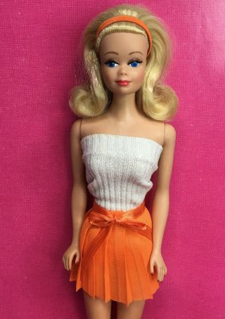 Vintage Barbie Friend No Bangs Blonde Midge Francie Doll Byapril