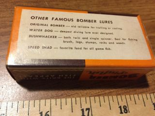 VINTAGE BOMBER PINFISH LURE/CRANKBAIT 3P63 PATTERN NIB USA MADE 3