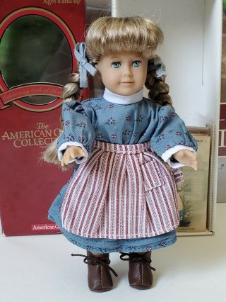 American Girl Pleasant Company Mini 6.  5 " Doll Kirsten W Mini Meet Book & Box