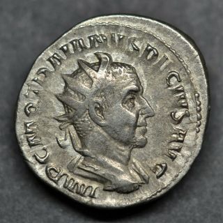 Silver Antoninianus Of Trajan Decius: Pannoniae.  Rome,  Ad 249 - 251.  Ric 21