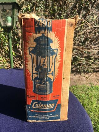 Antique Vintage COLEMAN 249 D Lantern 2