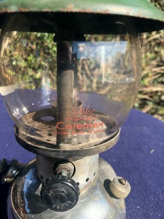 Antique Vintage COLEMAN 249 D Lantern 5