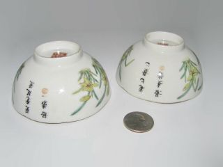 Antique Ching / Qing Period Peranakan / Nyonya Baba Porcelain Bowls 2