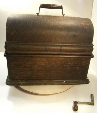 Antique Edison Home Cylinder Phonograph Model D Ser 297960 Latest Pat 5/22/1906
