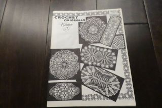 Vintage Crochet Originals By Elizabeth Hiddleson Volume 17 Pattern Book Doily