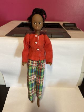 Vintage Manley Doll Barbie Clone African American Dressed