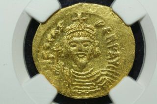 Phocas,  Byzantine Empire Gold,  Ad 602 - 610,  Ngc Au