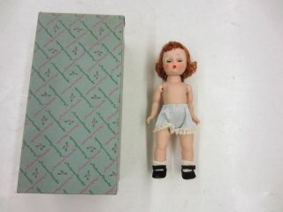 Vintage Madame Alexander - Kin 400 WENDY Basic Doll Auburn Hair w/Box Near 3