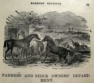 1879 ANTIQUE COOKBOOK FARM GUIDE HOME MEDICAL BEES SOAP WOOD METAL WORK MECHANIC 3