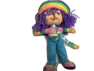 Bandai Strawberry Shortcake Plush Doll Friend Rainbow Sherbet