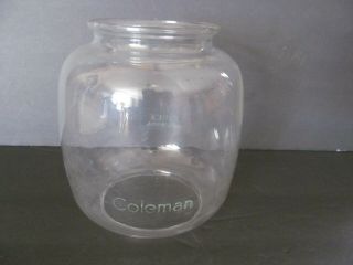 Vintage Coleman Pyrex Usa Lamp Lights Lantern Glass Globe Part