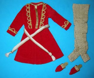 Ken Vintage Arabian Nights Little Theater Costume 1964 Fashion 0774 W/ Slippers