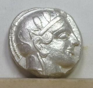 Greece Athens Silver Tetradrachm 449 - 413 Bc Extremely Fine