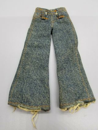 Vintage Barbie Blue Denim Bell Bottom Jeans 015
