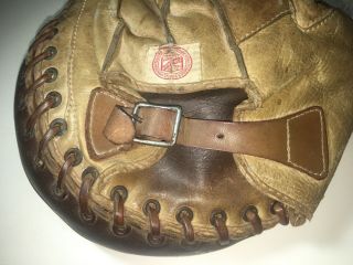 Vintage Rawlings 215 Catcher’s Mitt 1930’s Two Tone Antique