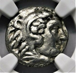 Ngc Ch Vf Alexander The Great Ancient Drachm 319 - 301 Bc Greek Silver Coin