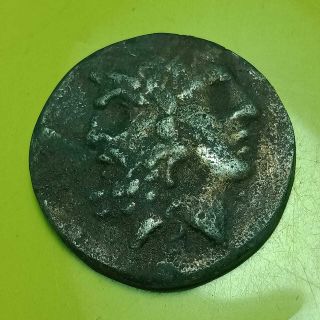 Unresearched Ancient Greek Bronze Coin 16.  0g