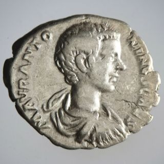 Roman: Caracalla,  As Caesar,  Ar Denarius (2.  78g),  Rome,  Ad 196 - 198