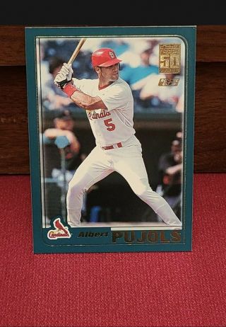 2001 Topps Traded T247 Albert Pujols Rc St.  Louis Cardinals Rookie
