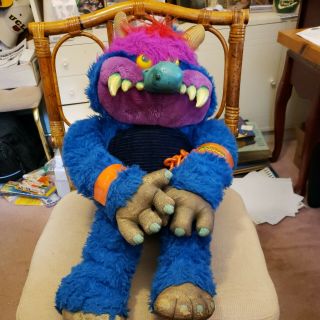 1986 My Pet Monster By Am Toys With Handcuff & Chain =
